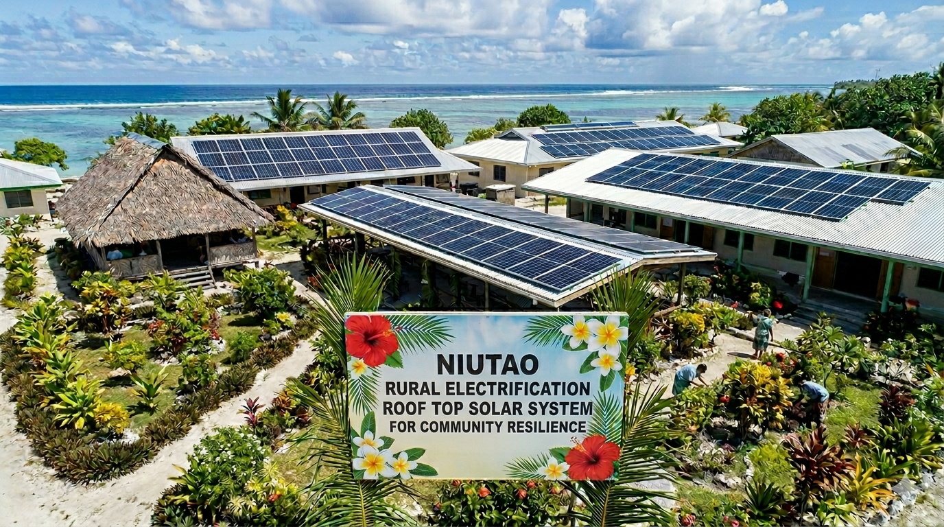 Niutao Secures USD 1.5 Million for Island‑Wide Rooftop Solar Electrification [Italy PSIDS]
